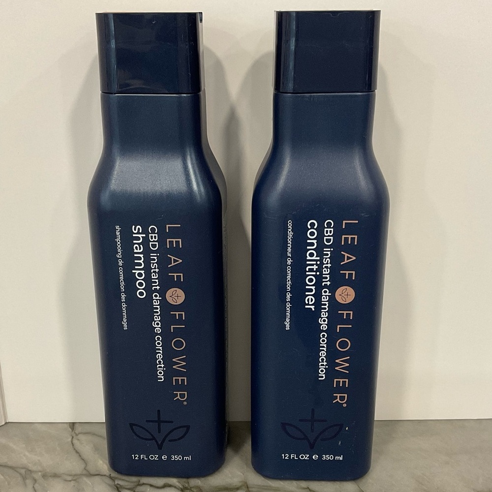 Leaf + Flower Instant Damage Correction Shampoo & Conditioner - Bundle of 2